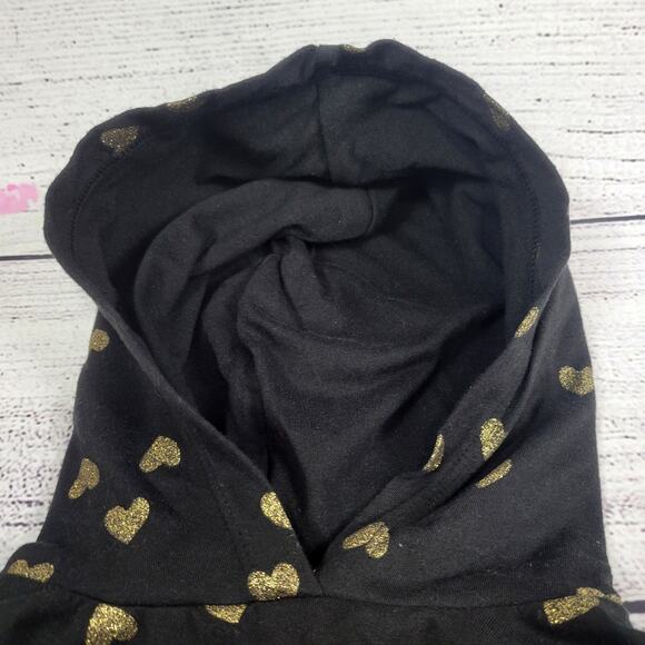 Garanimals Girl's Black Jogging Suit with Sequin Heart Toddler Size 2T/3T - Picture 3 of 10